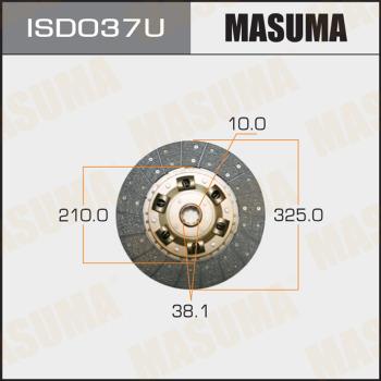 MASUMA ISD037U - Диск сцепления, фрикцион unicars.by