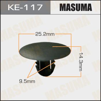 MASUMA KE-117 - Зажим, клипса, молдинг unicars.by