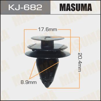 MASUMA KJ-682 - Зажим, клипса, молдинг unicars.by