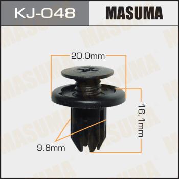 MASUMA KJ-048 - Зажим, клипса, молдинг unicars.by