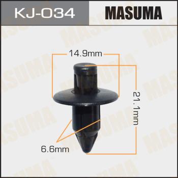 MASUMA KJ-034 - Зажим, клипса, молдинг unicars.by