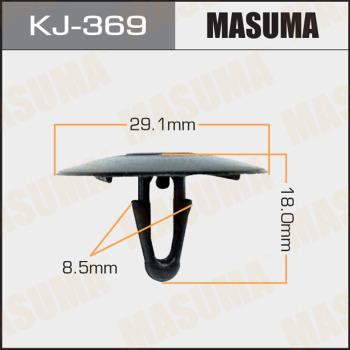 MASUMA KJ-369 - Зажим, клипса, молдинг unicars.by