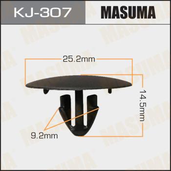 MASUMA KJ-307 - Зажим, клипса, молдинг unicars.by