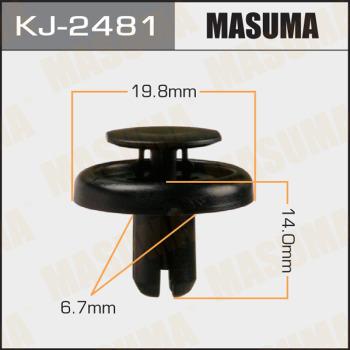 MASUMA KJ-2481 - Зажим, клипса, молдинг unicars.by