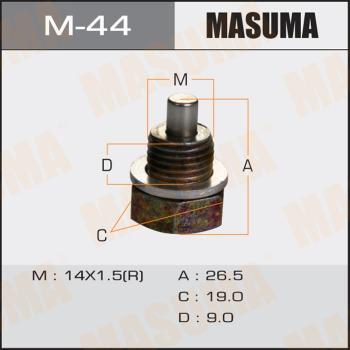 MASUMA M-44 - Резьбовая пробка, масляный поддон unicars.by