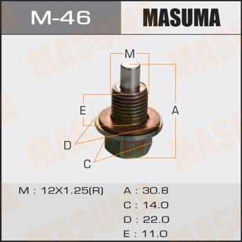 MASUMA M46 - Резьбовая пробка, масляный поддон unicars.by