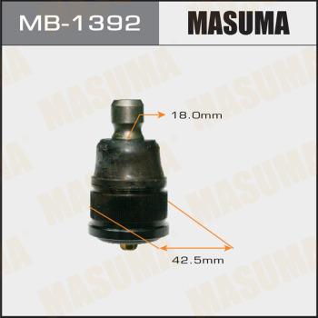 MASUMA MB-1392 - Шаровая опора, несущий / направляющий шарнир unicars.by