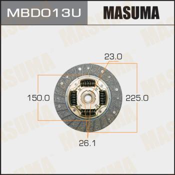 MASUMA MBD013U - Диск сцепления, фрикцион unicars.by