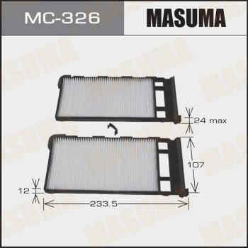 MASUMA MC-326 - Фильтр воздуха в салоне unicars.by