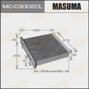 MASUMA MC-C3002CL - Фильтр воздуха в салоне unicars.by