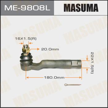 MASUMA ME-9808L - Наконечник рулевой тяги, шарнир unicars.by