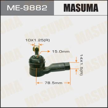 MASUMA ME-9882 - Наконечник рулевой тяги, шарнир unicars.by