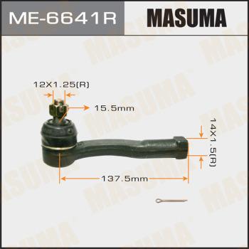 MASUMA ME-6641R - Наконечник рулевой тяги, шарнир unicars.by