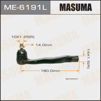 MASUMA ME-6191L - Наконечник рулевой тяги, шарнир unicars.by