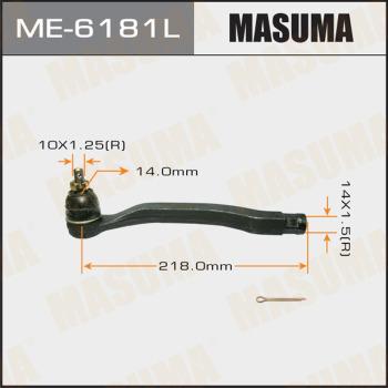 MASUMA ME-6181L - Наконечник рулевой тяги, шарнир unicars.by