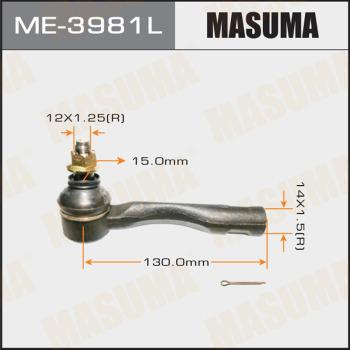 MASUMA ME-3981L - Наконечник рулевой тяги, шарнир unicars.by