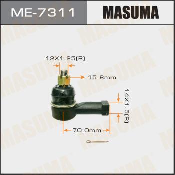 MASUMA ME-7311 - Наконечник рулевой тяги, шарнир unicars.by