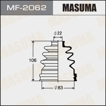 MASUMA MF-2062 - Пыльник, приводной вал unicars.by