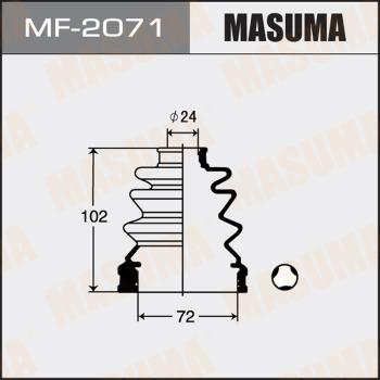 MASUMA MF-2071 - Пыльник, приводной вал unicars.by