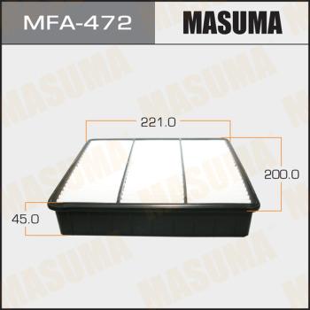 MASUMA MFA-472 - Воздушный фильтр, двигатель unicars.by