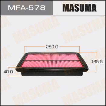 MASUMA MFA-578 - Воздушный фильтр, двигатель unicars.by