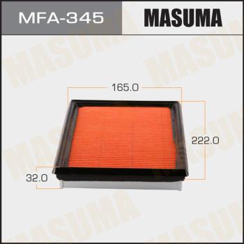 MASUMA MFA-345 - Воздушный фильтр, двигатель unicars.by