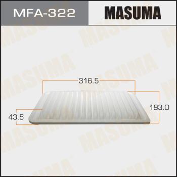 MASUMA MFA-322 - Воздушный фильтр, двигатель unicars.by