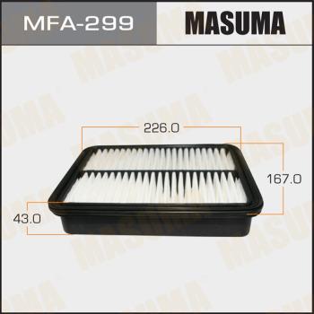 MASUMA MFA-299 - Воздушный фильтр, двигатель unicars.by