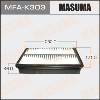 MASUMA MFA-K303 - Воздушный фильтр, двигатель unicars.by