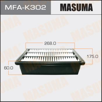 MASUMA MFA-K302 - Воздушный фильтр, двигатель unicars.by