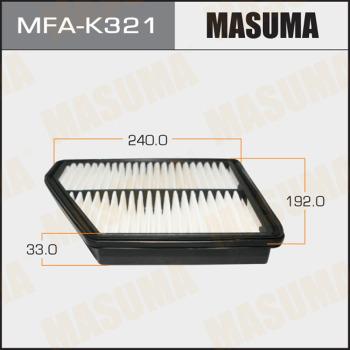 MASUMA MFA-K321 - Воздушный фильтр, двигатель unicars.by