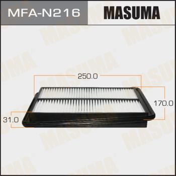 MASUMA MFA-N216 - Воздушный фильтр, двигатель unicars.by