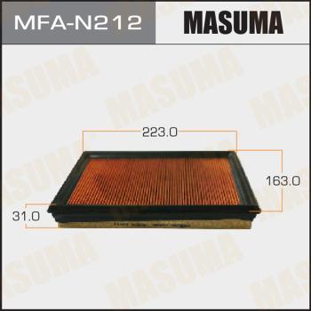 MASUMA MFA-N212 - Воздушный фильтр, двигатель unicars.by