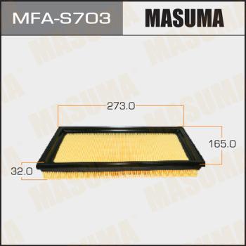 MASUMA MFA-S703 - Воздушный фильтр, двигатель unicars.by