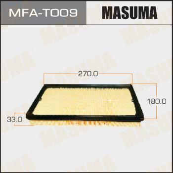 MASUMA MFA-T009 - Воздушный фильтр, двигатель unicars.by