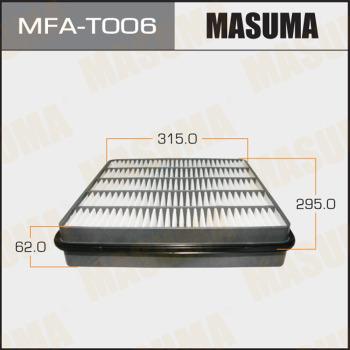 MASUMA MFA-T006 - Воздушный фильтр, двигатель unicars.by