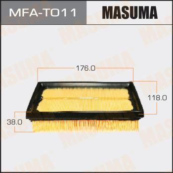 MASUMA MFA-T011 - Воздушный фильтр, двигатель unicars.by