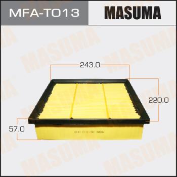 MASUMA MFA-T013 - Воздушный фильтр, двигатель unicars.by