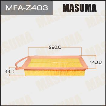 MASUMA MFA-Z403 - Воздушный фильтр, двигатель unicars.by