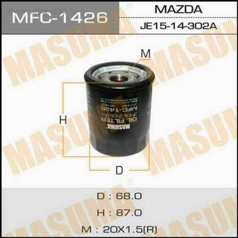 MASUMA MFC-1426 - Масляный фильтр unicars.by