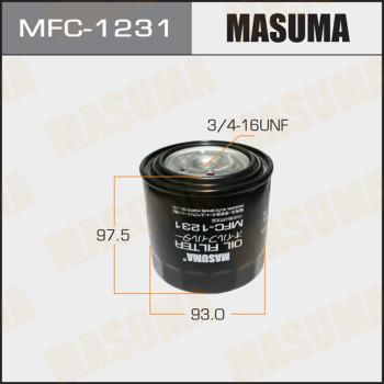 MASUMA MFC-1231 - Масляный фильтр unicars.by