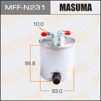 MASUMA MFF-N231 - Топливный фильтр unicars.by