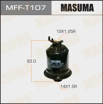 MASUMA MFF-T107 - Топливный фильтр unicars.by