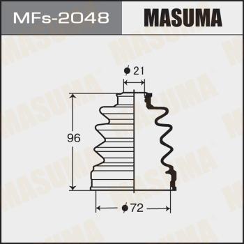 MASUMA MFs-2048 - Пыльник, приводной вал unicars.by