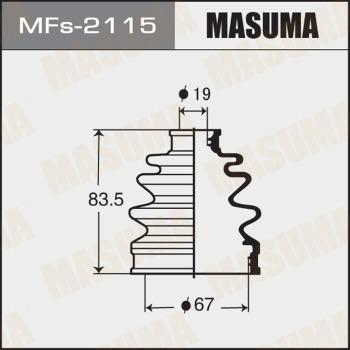 MASUMA MFs-2115 - Пыльник, приводной вал unicars.by