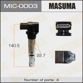 MASUMA MIC0003 - Катушка зажигания unicars.by