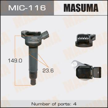 MASUMA MIC-116 - Катушка зажигания unicars.by