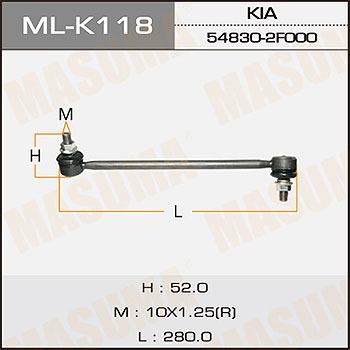 MASUMA ML-K118L - Тяга / стойка, стабилизатор unicars.by