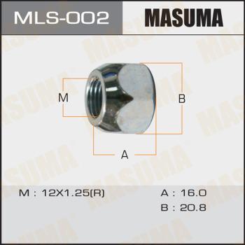 MASUMA MLS-002 - Гайка крепления колеса unicars.by