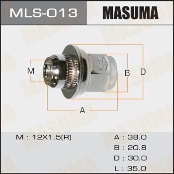 MASUMA MLS-013 - Гайка крепления колеса unicars.by